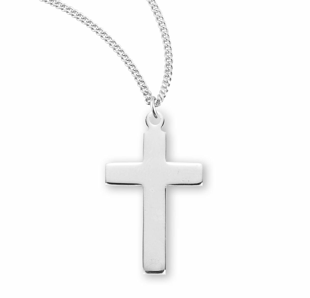 Plain Sterling Silver Cross Buy Religious Catholic Store