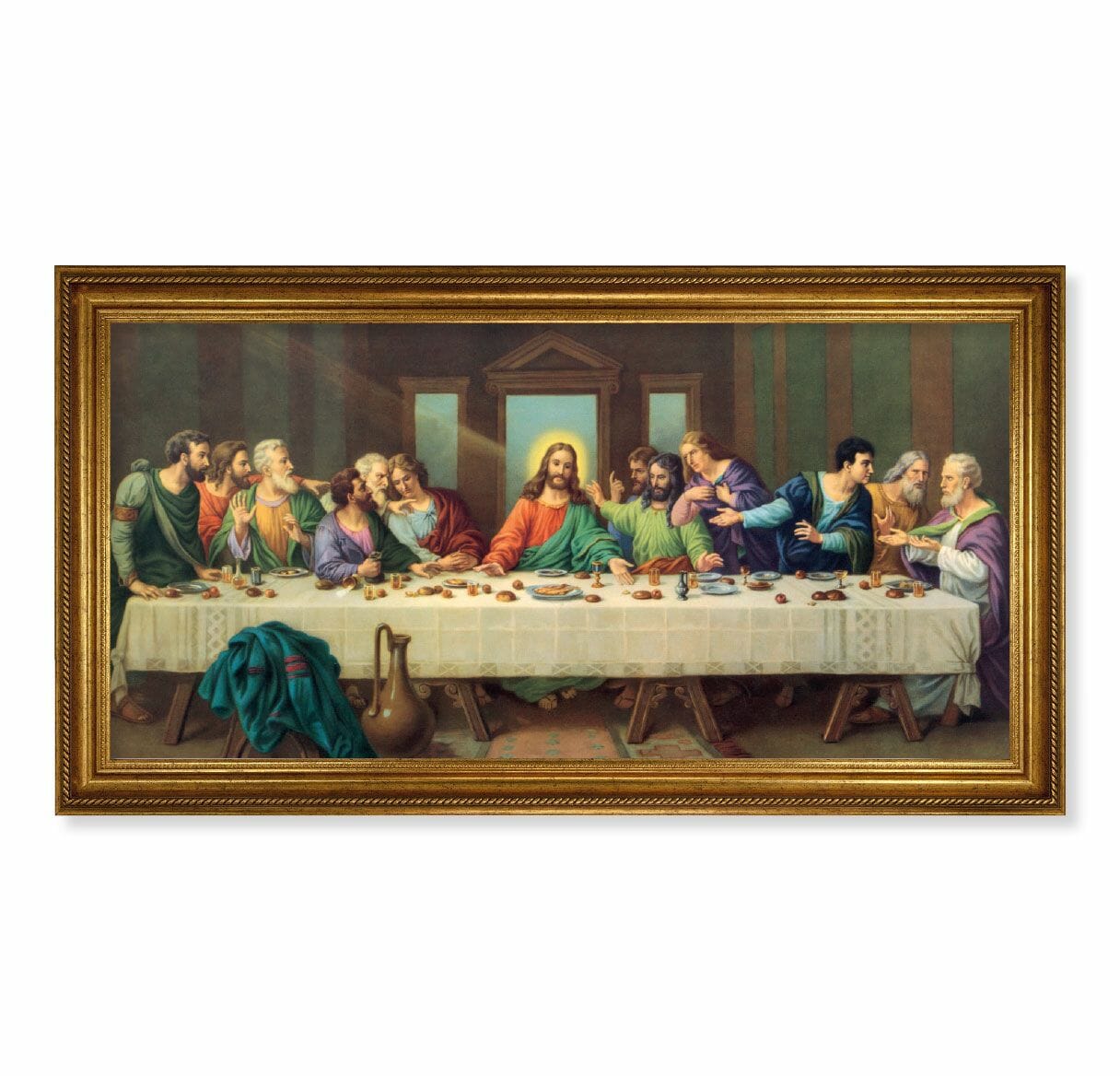 Last Supper Antique Gold Framed Art Buy Religious Catholic Store