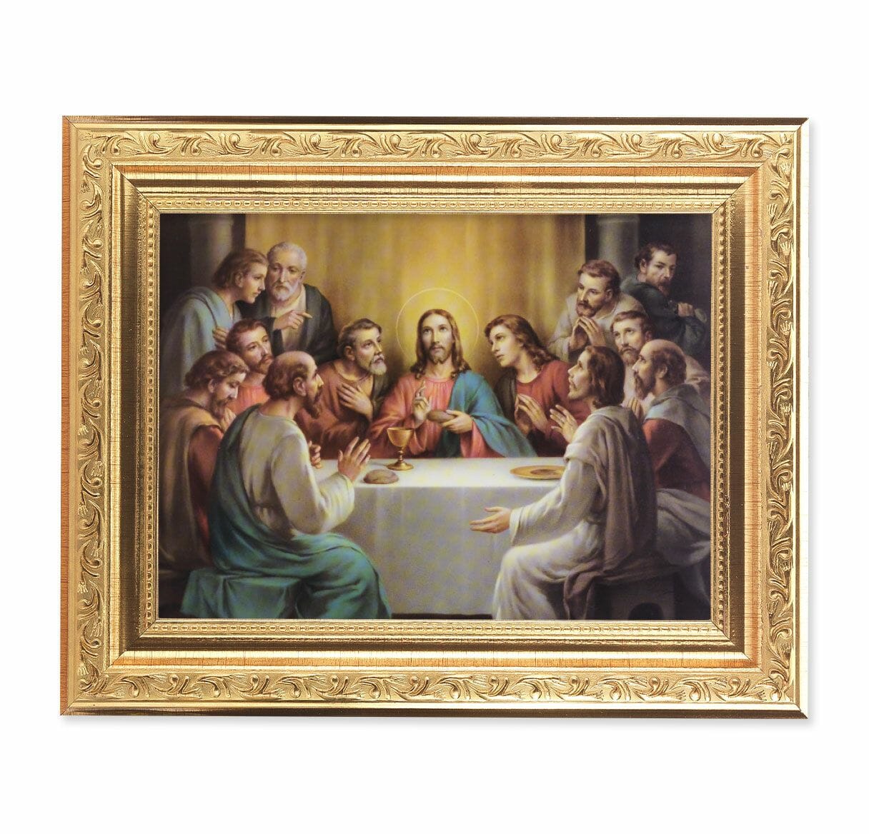 Last Supper Antique Gold Framed Art Buy Religious Catholic Store