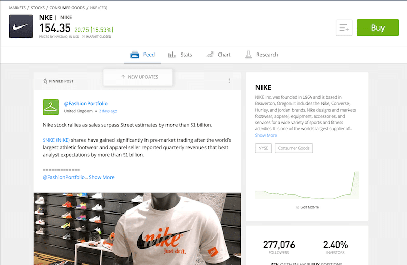 Triturado Año Nuevo Lunar Pegajoso how much is one share of nike stock