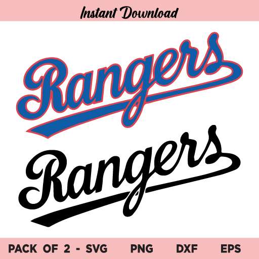 Texas Rangers MLB SVG, Texas Rangers SVG Cut File, Texas Rangers SVG