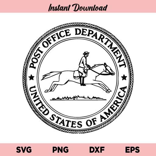 Post Office Department USA SVG, Post Office USA SVG, US Post Office Department Logo SVG, United