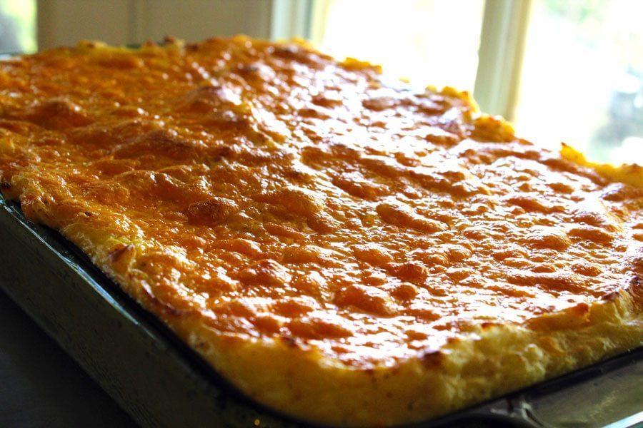 Say no to boring potatoes with Cheesy Mashed Potato Casserole. Load 'em up with cheddar cheese, sour cream and butter, and give your meal a special side.