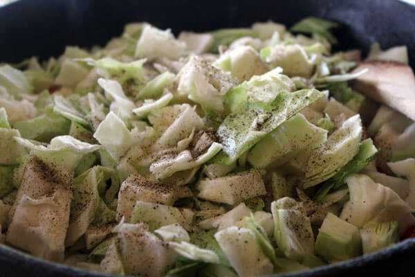 Skillet Fried Cabbage is delicious, healthy and CHEAP. Feed your brood this yummy and nutritious side dish for pennies per serving.