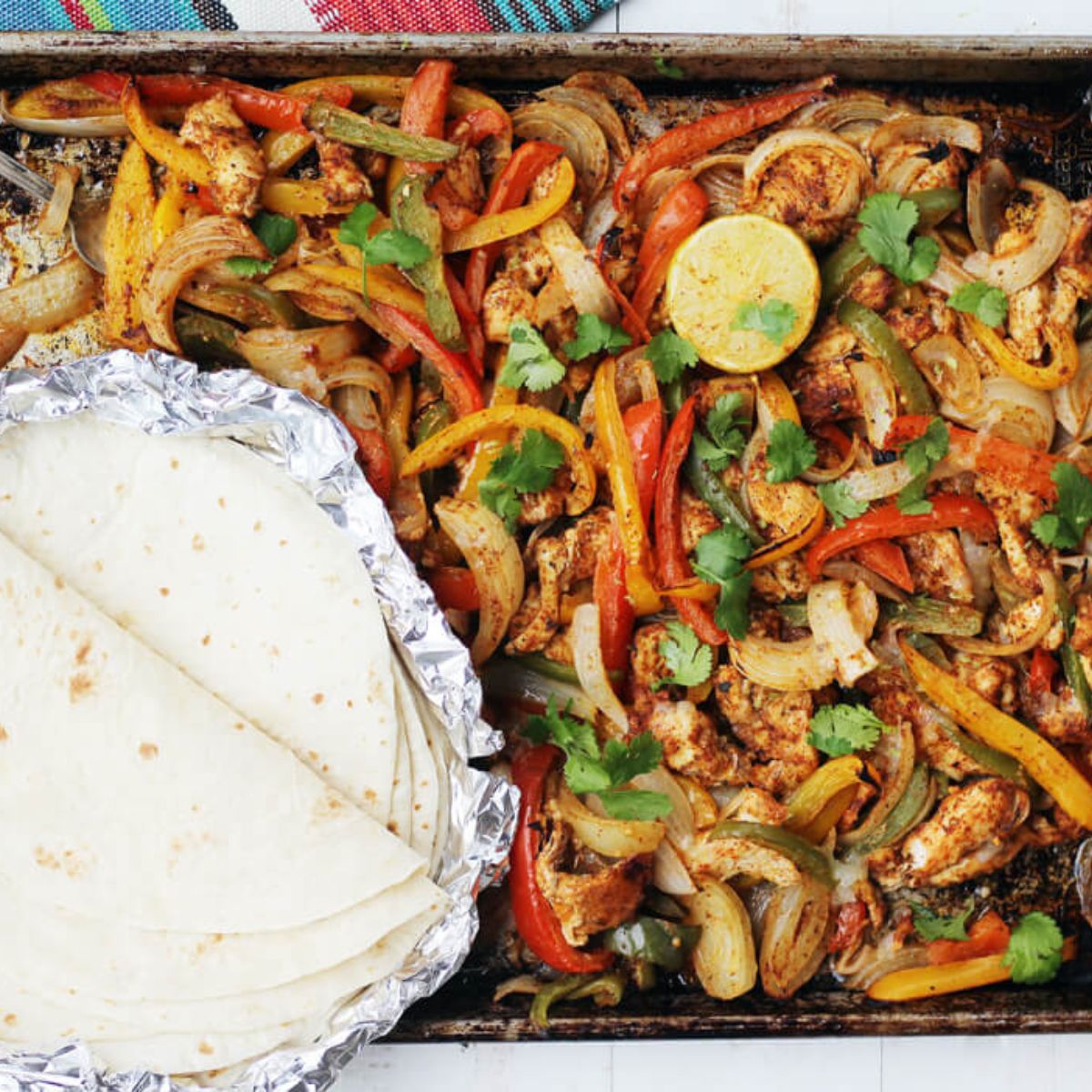 How to Make Sheet Pan Chicken Fajitas - Buy This Cook That