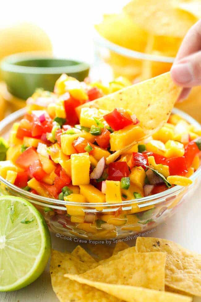 Fresh Mango Salsa Spend with Pennies | 21 Best Salsa Recipes