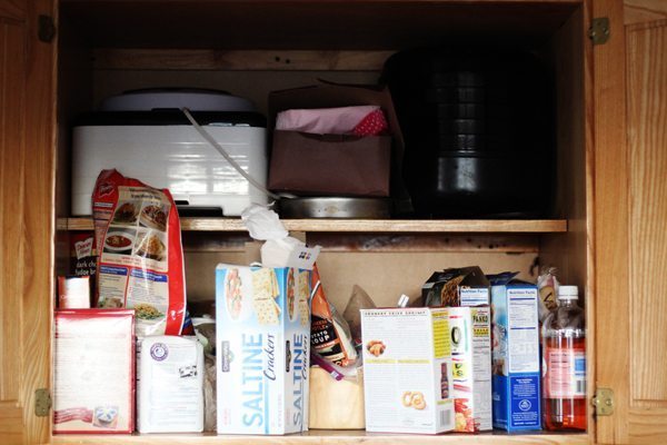 I struggle with clutter in my kitchen pantry.