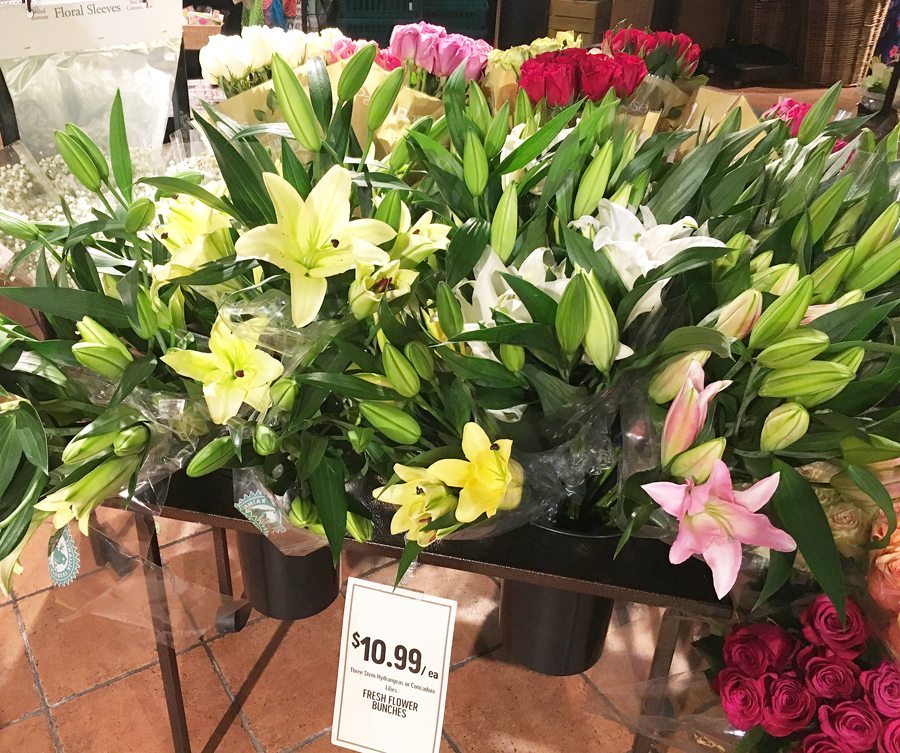 Fresh flowers from The Fresh Market Fresh lillies, tulips and roses in bundles