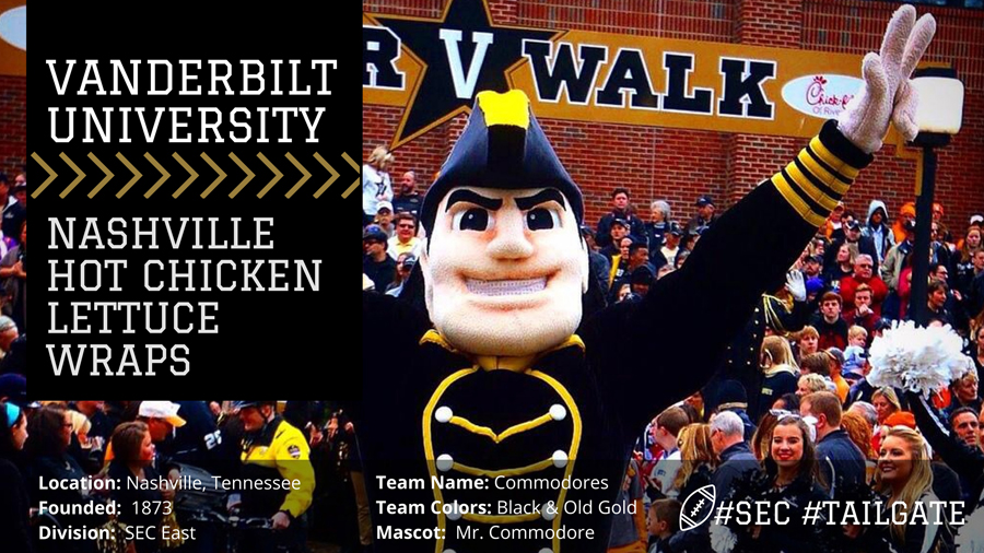 Nashville Hot Chicken Wraps - Vanderbilt Tailgate Nashville Hot Chicken Wraps - Vanderbilt Tailgate