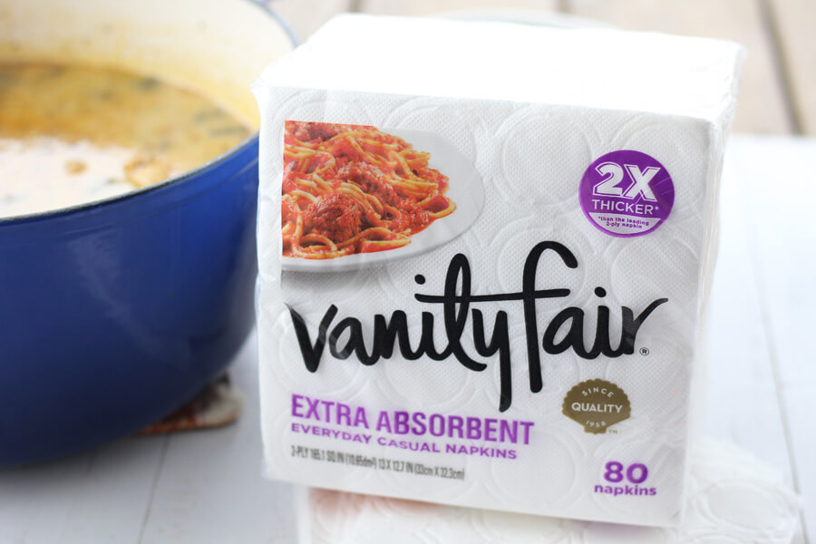 Vanity Fair Extra Absorbent Napkins