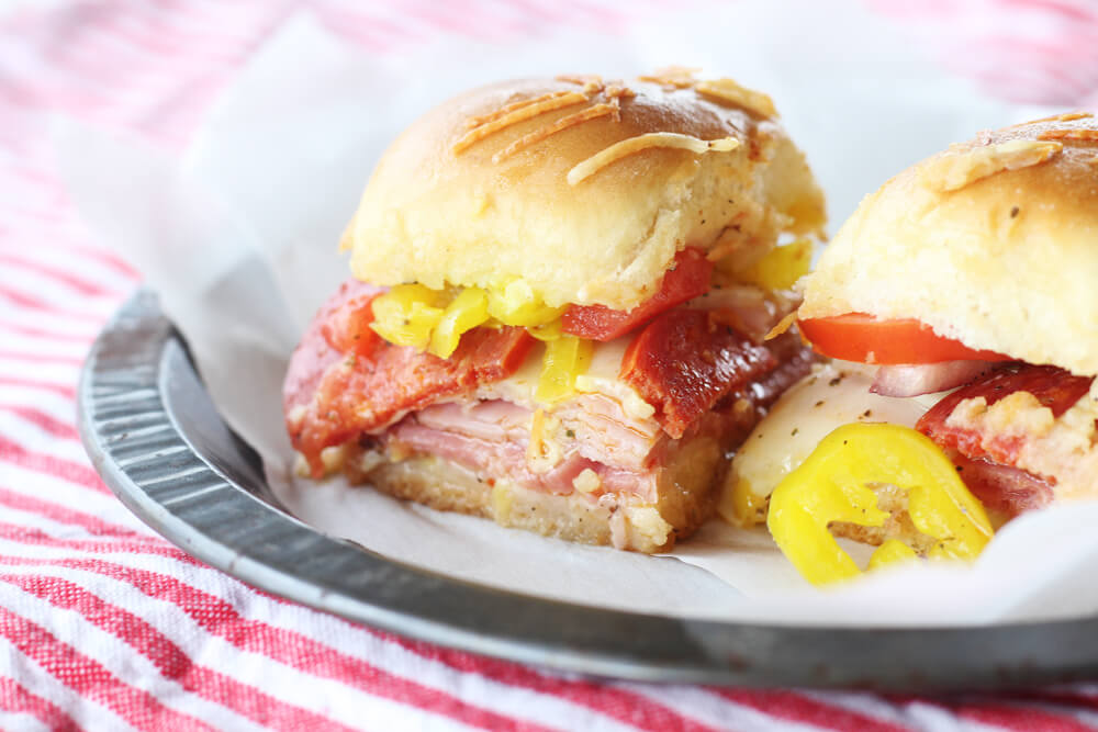 mouthwatering Italian-style slider