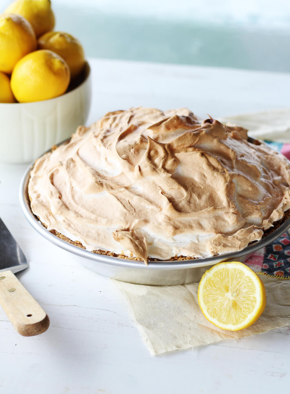 merginue topping on a pie