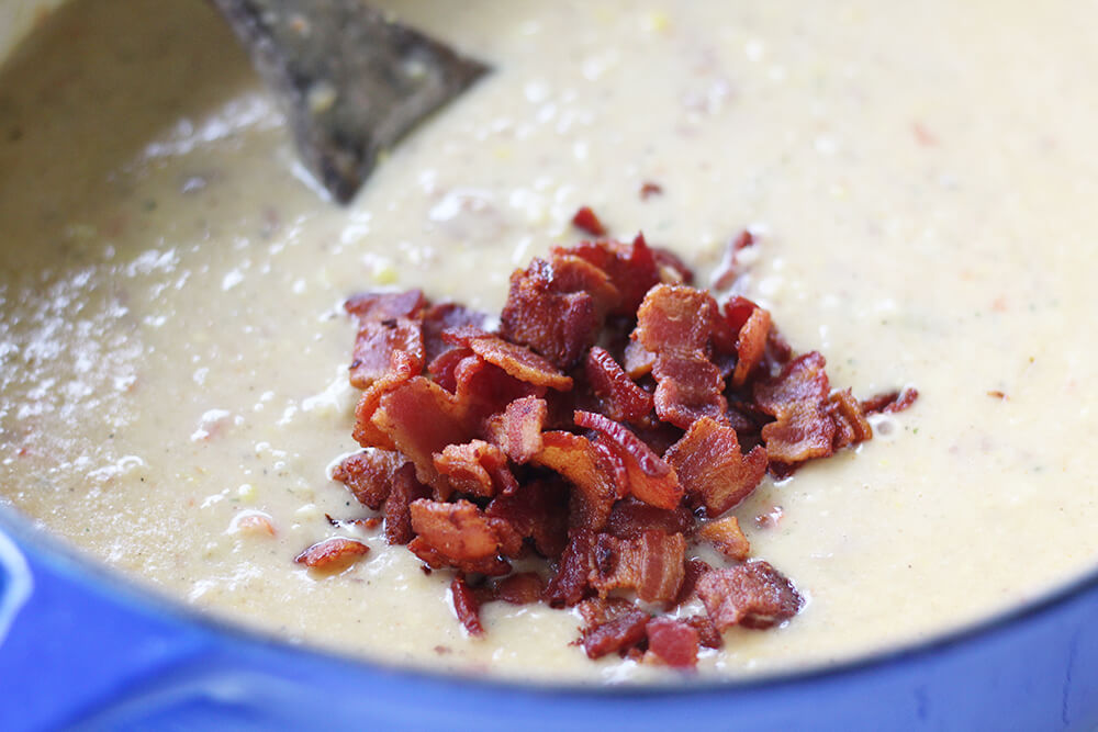 crisp cooked bacon crumbles