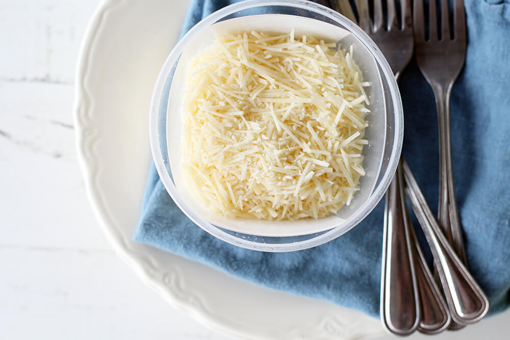 shredded parmesan cheese