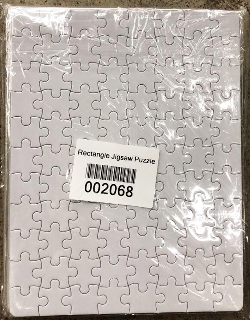 Rectangle Blank Puzzle DIY Jigsaw Sublimation Child Toy Heat Transfer
