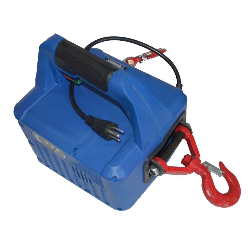 110V Portable Electric Winch With Wireless Remote Control 992.08LB*22