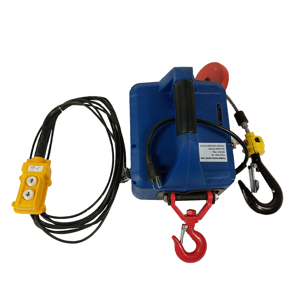 110V 7.6M Wirecontrolled Electric Hoist Portable Household Electric