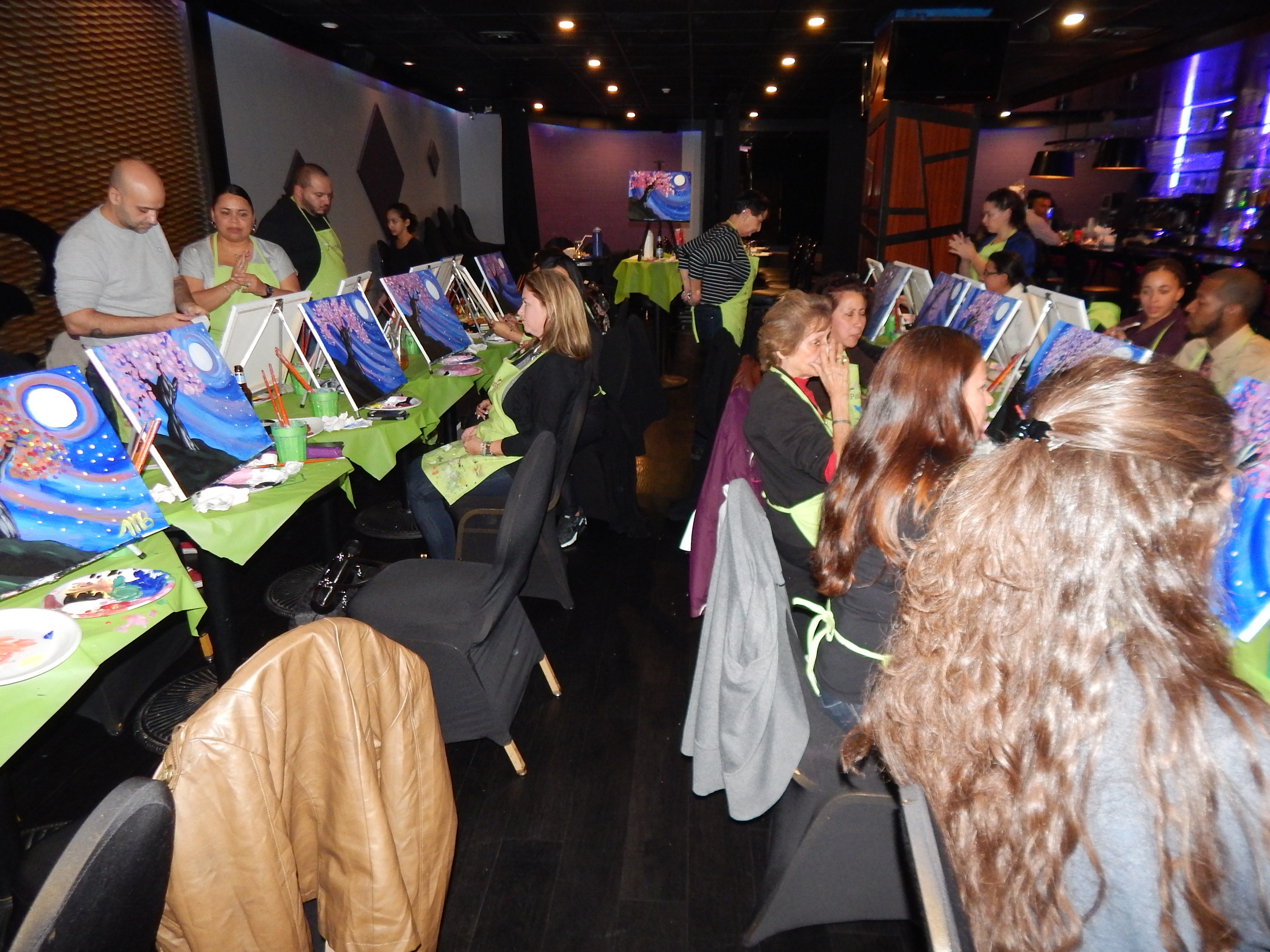 Royal Regency Hotel in Yonkers Hosts "Paint Night"