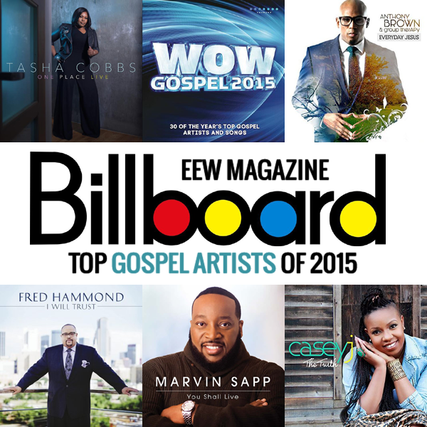 Billboard Names Top Gospel Artists Of The Year