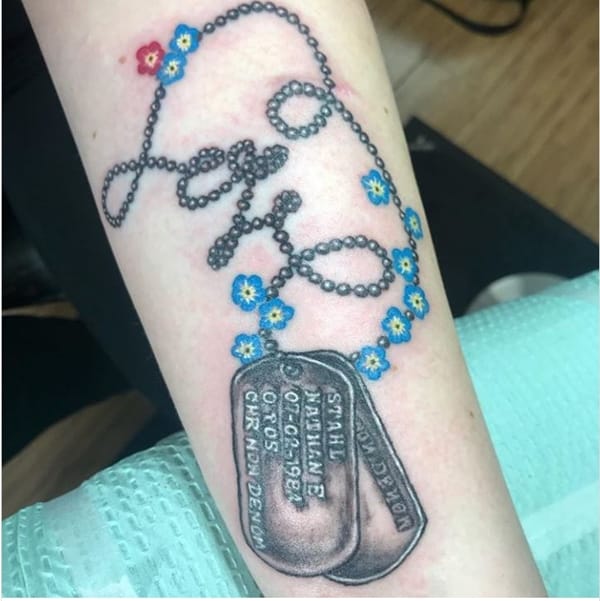 40 Best Dog Tag Tattoos to Try in 2018 Buzz 2018