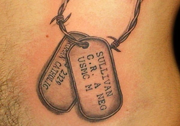 40 Best Dog Tag Tattoos to Try in 2018 Buzz 2018