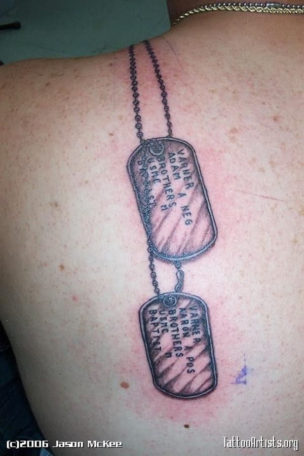40 Best Dog Tag Tattoos to Try in 2022 Buzz16