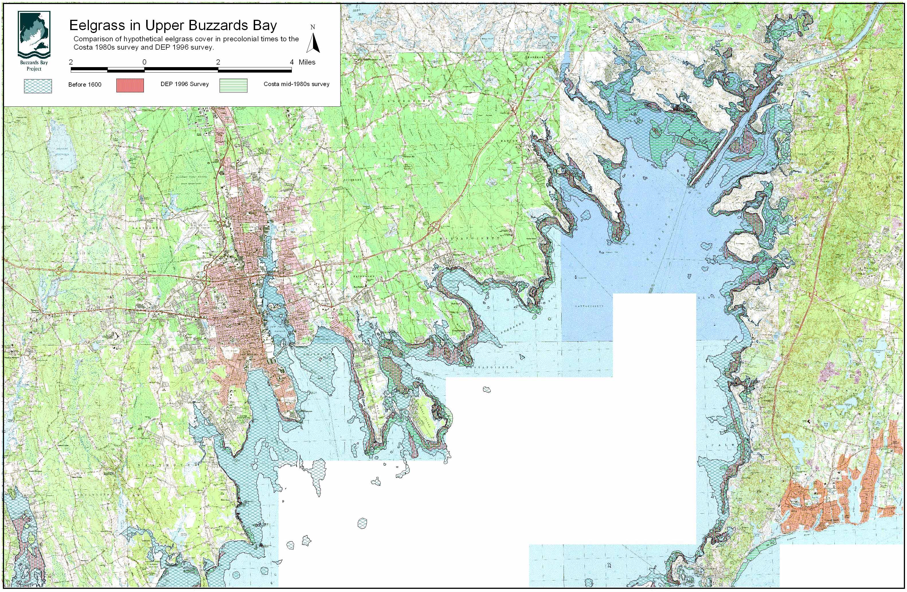 Eelgrass Historical Buzzards Bay National Estuary Program