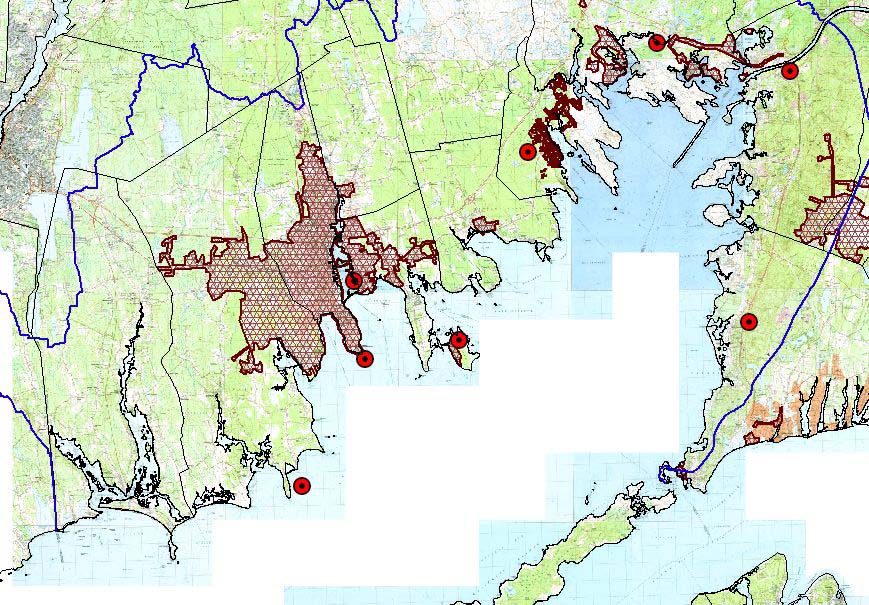 Subwatershed Land Use and Nitrogen Loading Buzzards Bay National