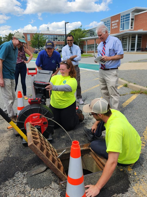 EPA site visit to Stormwater Collaborative Investigations in Wareham
