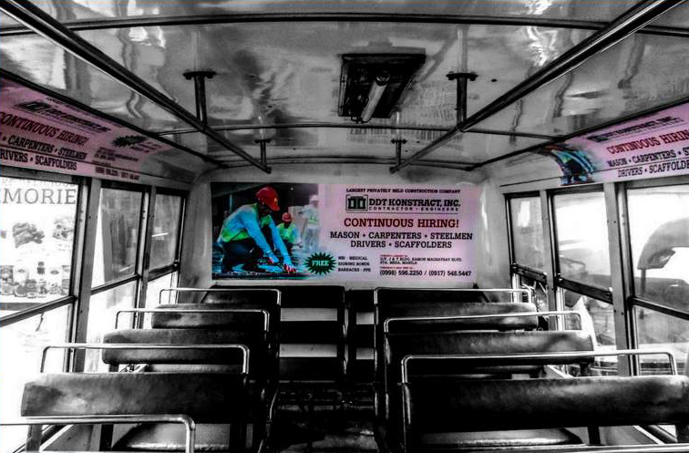 Bus Interior Stickers BuzzDrivers, Inc.