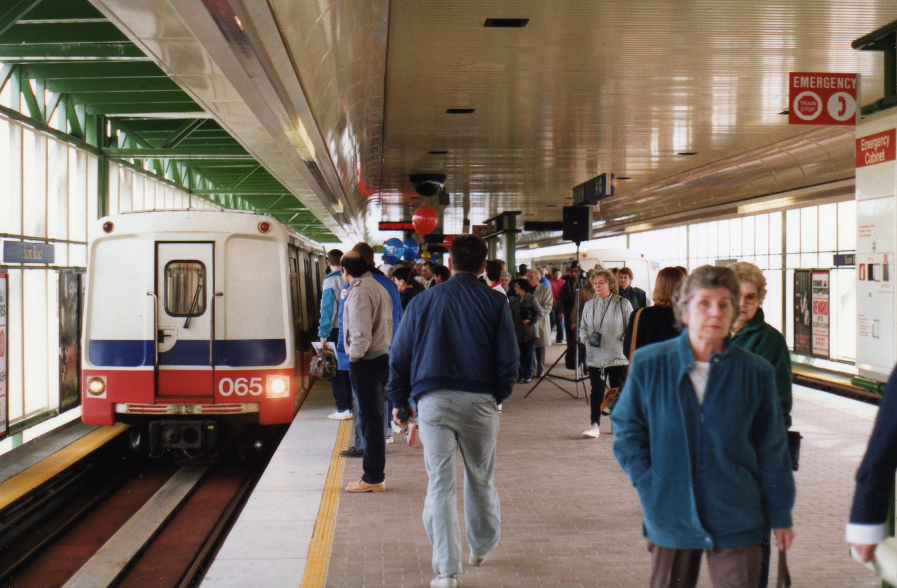 More SkyTrain history with Alan M photos of Scott Road Station, 1990