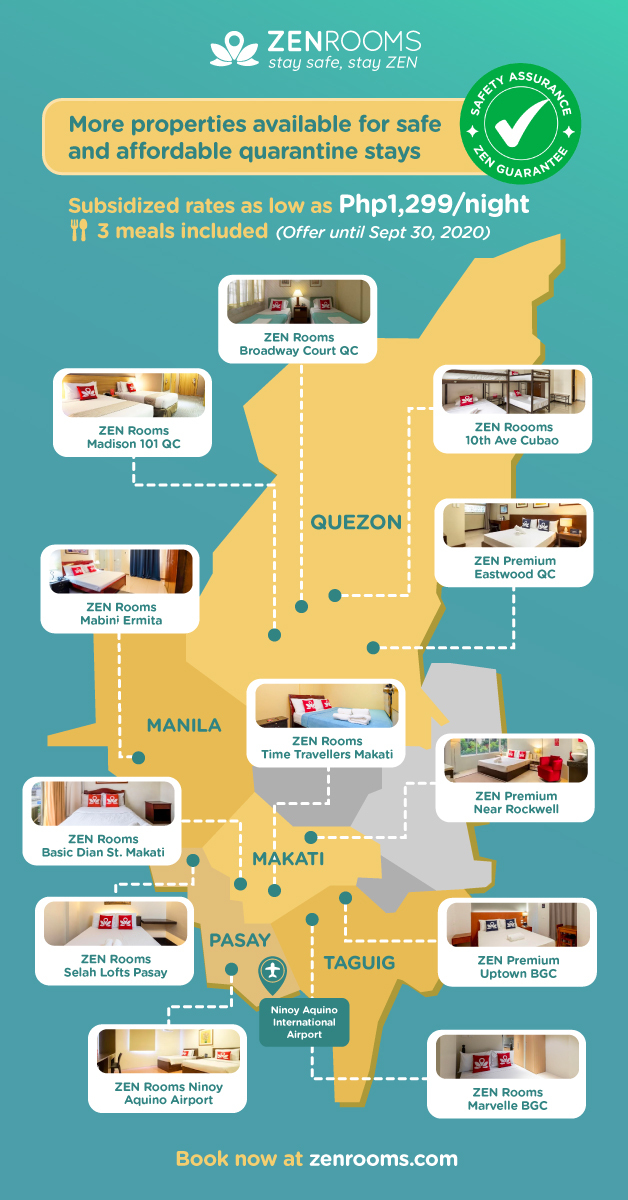 ZEN Rooms is Open for Safe Quarantine and Essential Stays Buzzsetter