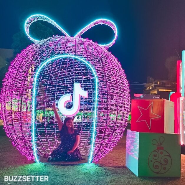 The TikTok Christmas Tree illuminates BGC Buzzsetter