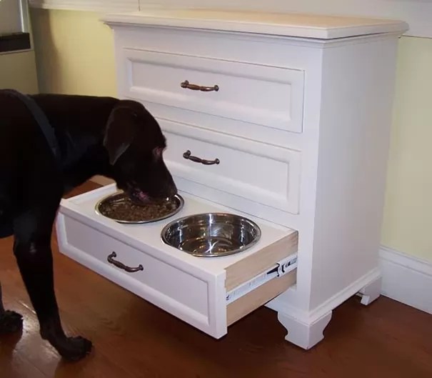 Dog Food Drawer
