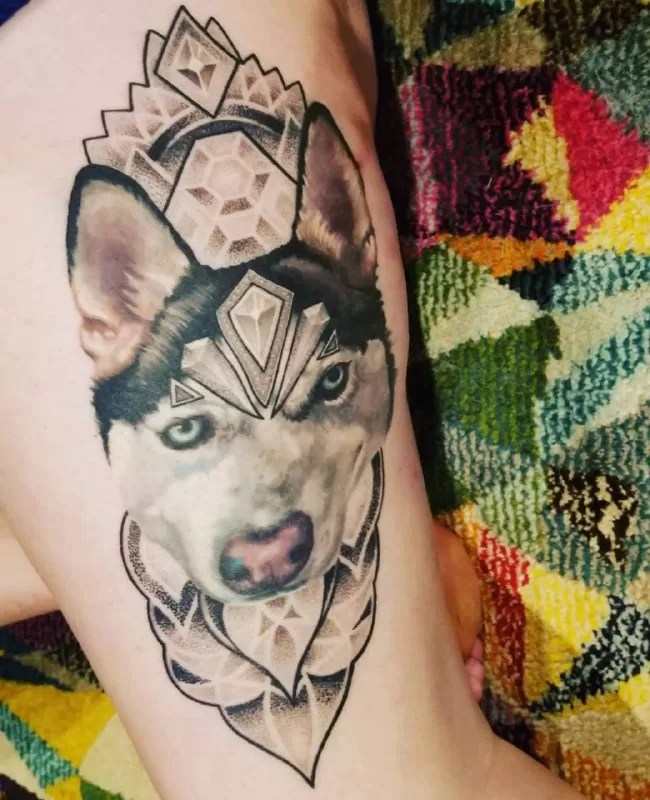 16 Husky Tattoo Ideas Page 6 of 6