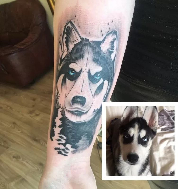 16 Husky Tattoo Ideas Page 2 of 6