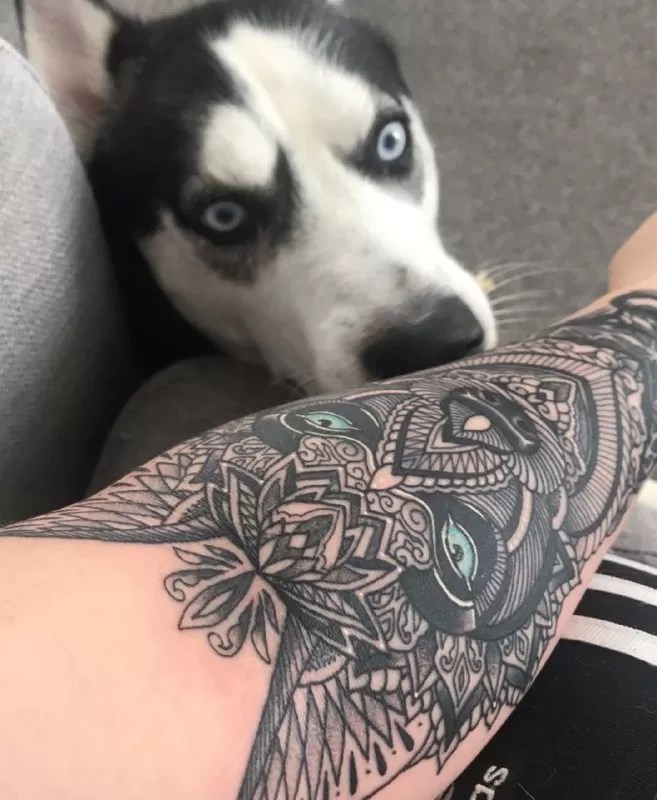 16 Husky Tattoo Ideas Page 3 of 6