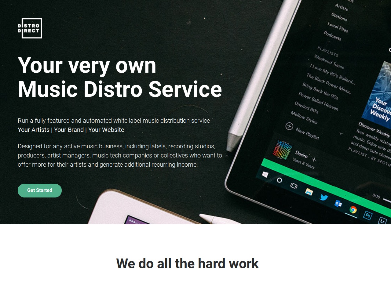 DistroDirect White Label Music Distribution Service — Buzzsonic