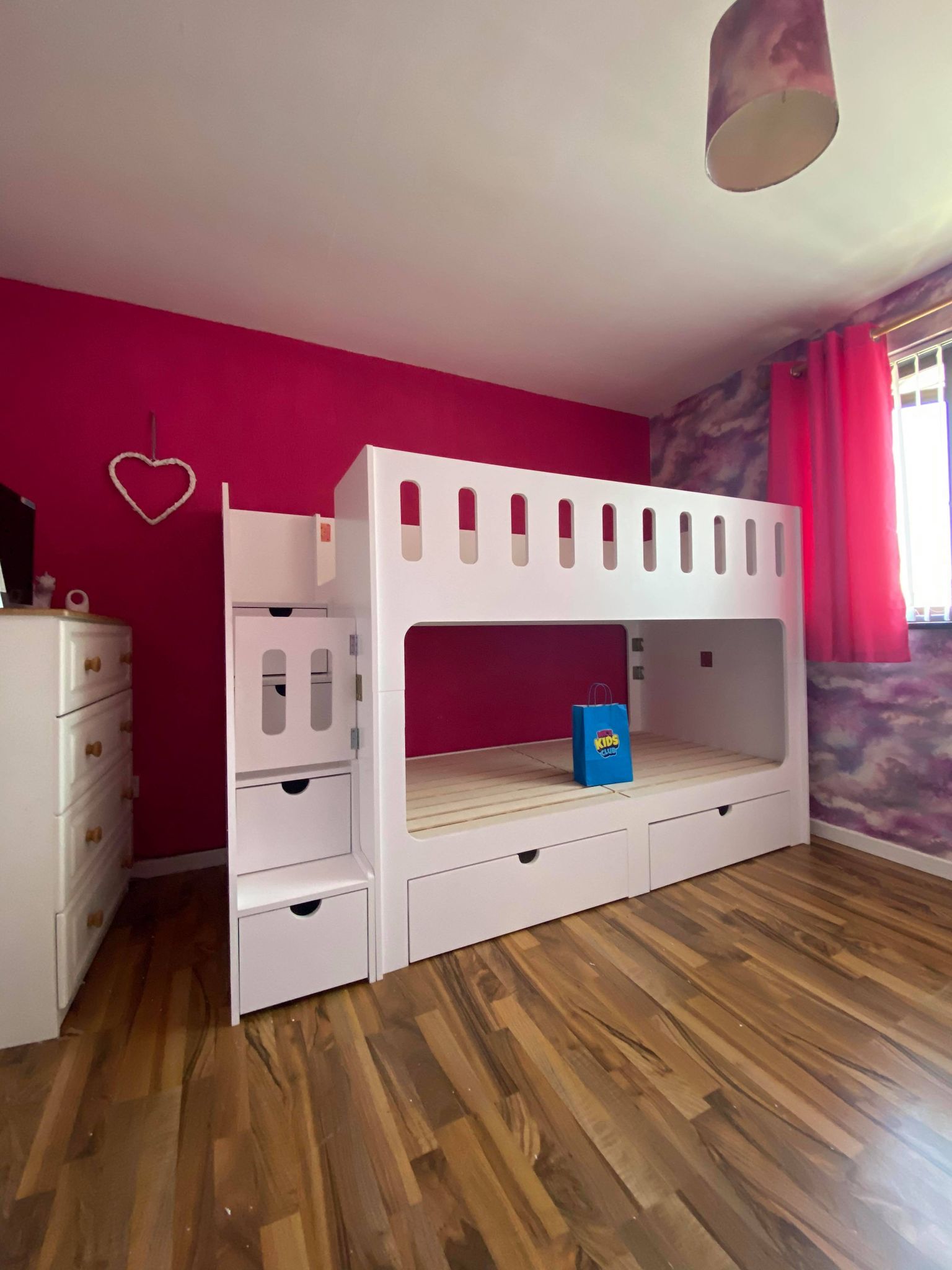 Kids Bunk Bed with Slide Bunk Beds with Stairs