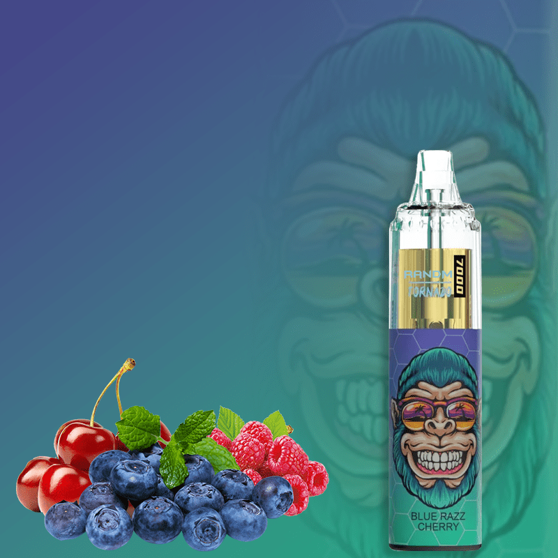 R AND M Tornado Blue Razz Cherry Buzz Vapes