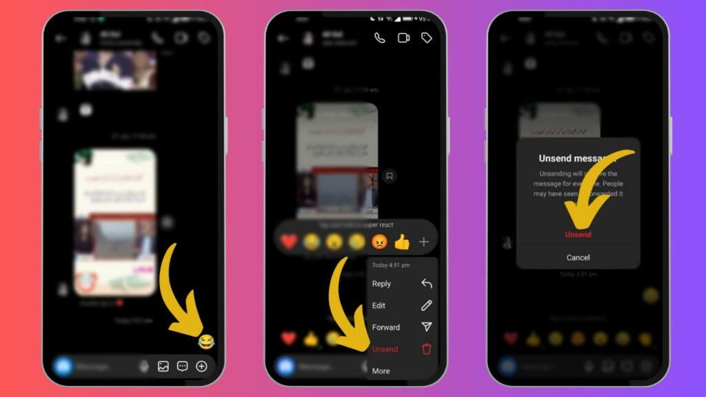What Happens When You Unsend A Message On Instagram?