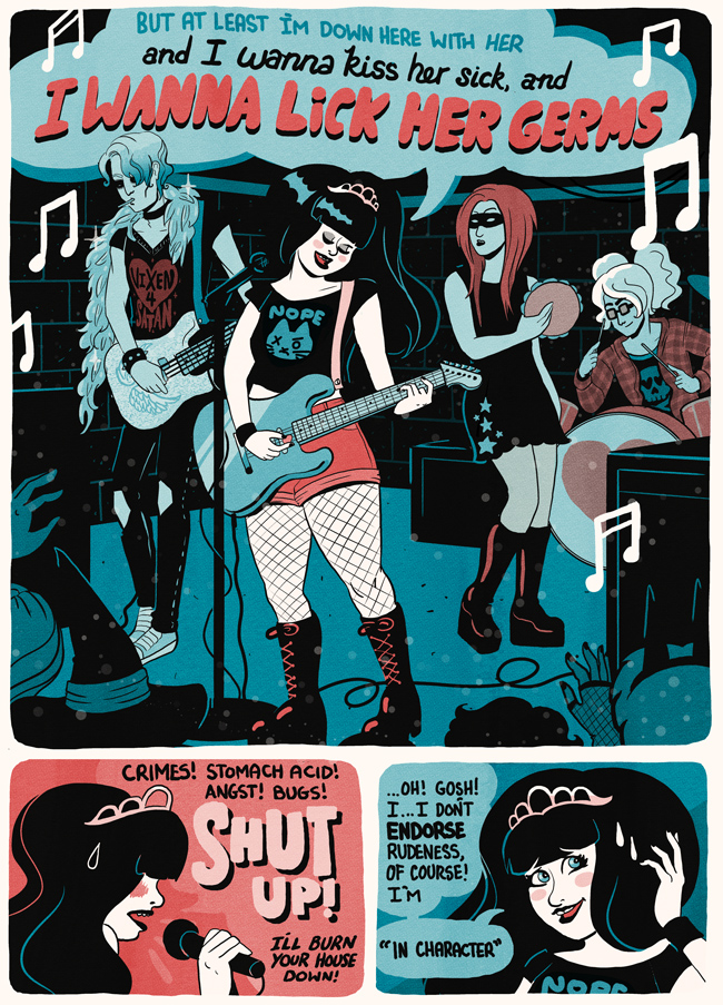 Bands Vs Bands Halloween Style Part 8 Band Vs Band Comix by Kathleen Jacques