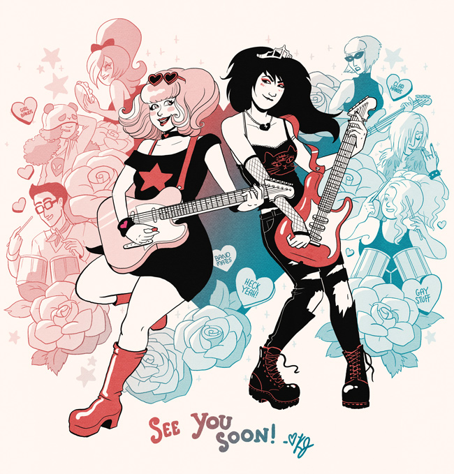 Band Vs Band will return (I hope!) Band Vs Band Comix by Kathleen Jacques