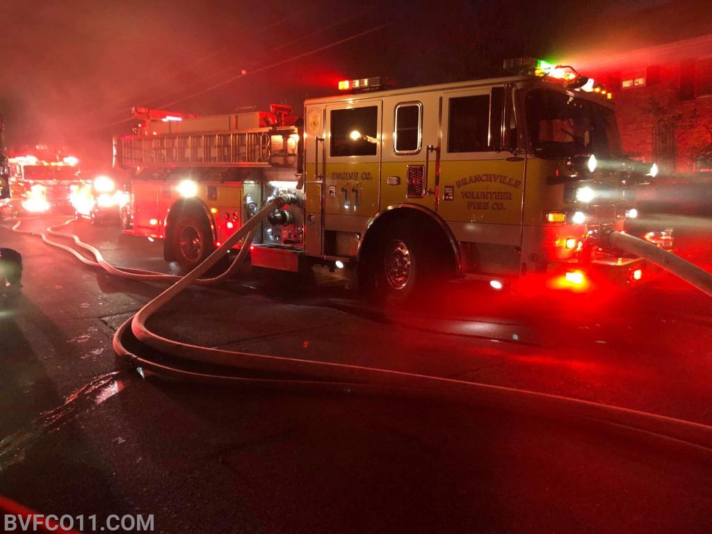 House Fire in Berwyn Heights Branchville Volunteer Fire Company