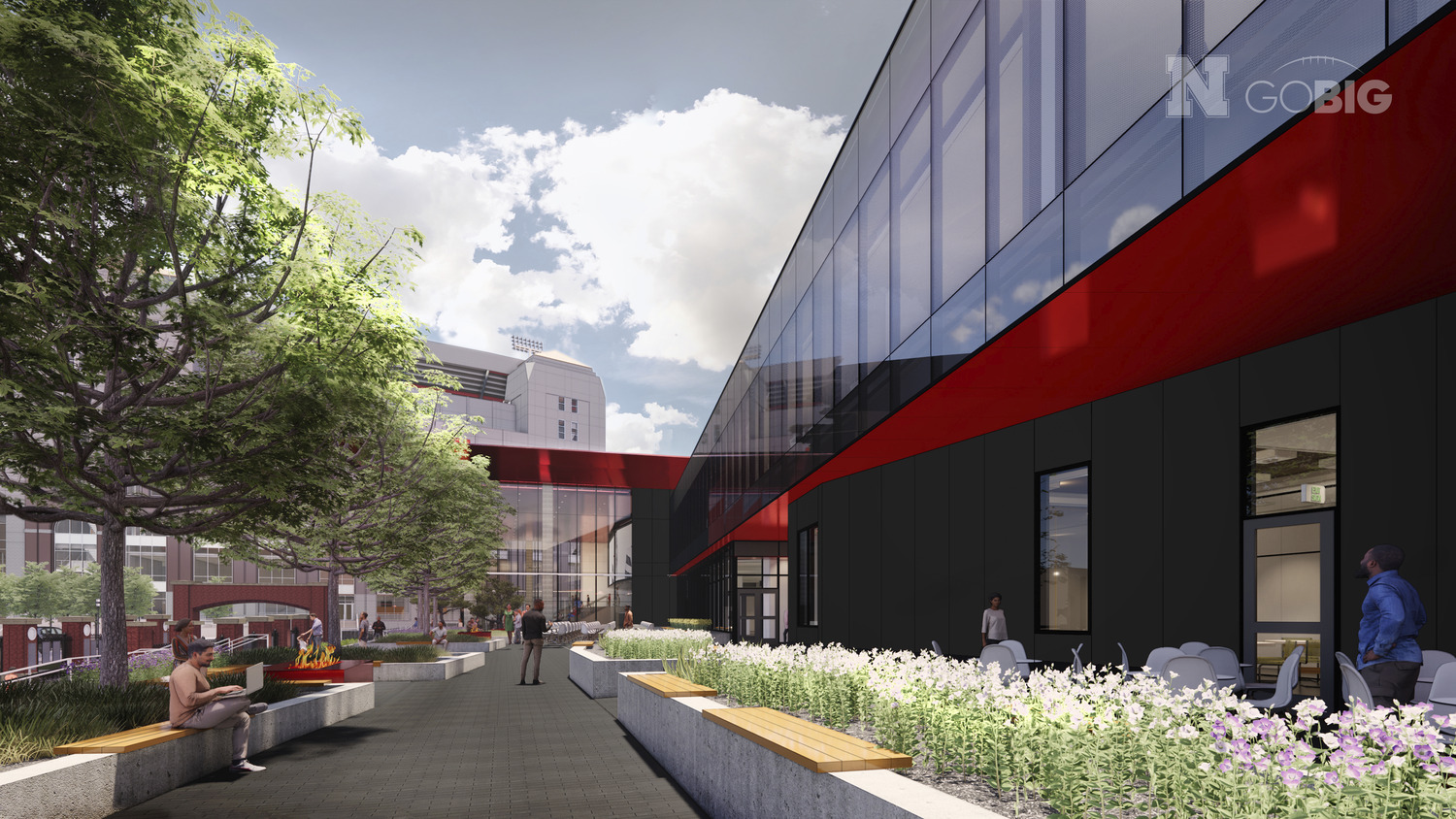 GO BIG North Stadium Expansion University NebraskaLincoln BVH