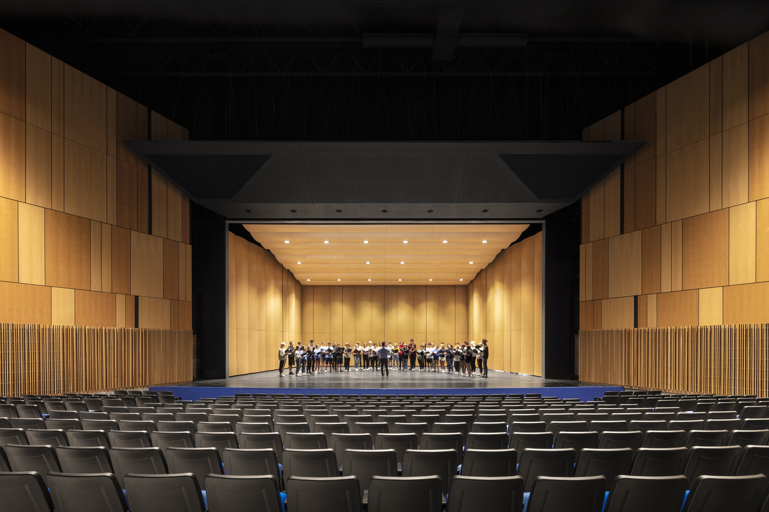 Lewis Central High School Performing Arts Center BVH Architecture