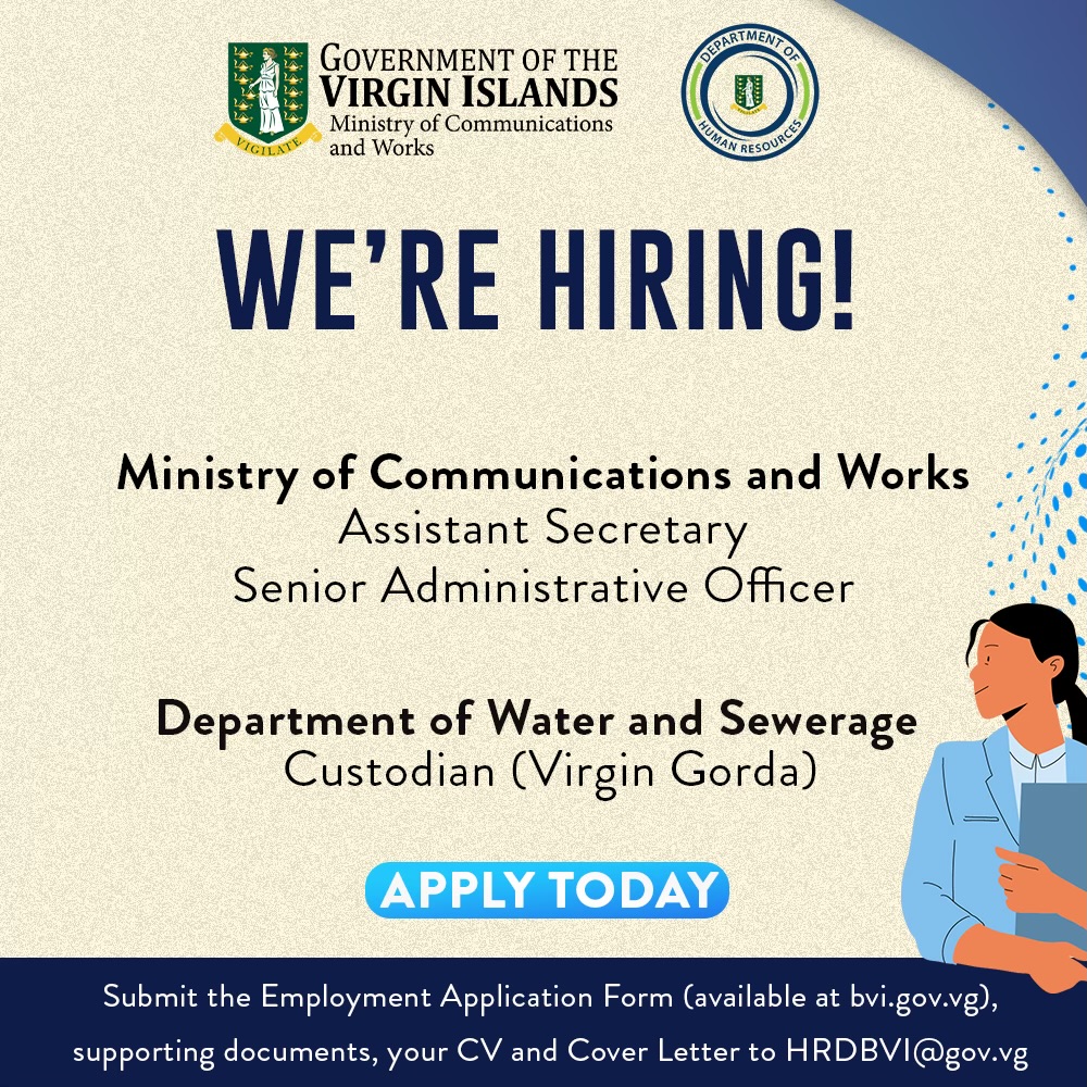 eFlyer Current Vacancies Government of the Virgin Islands