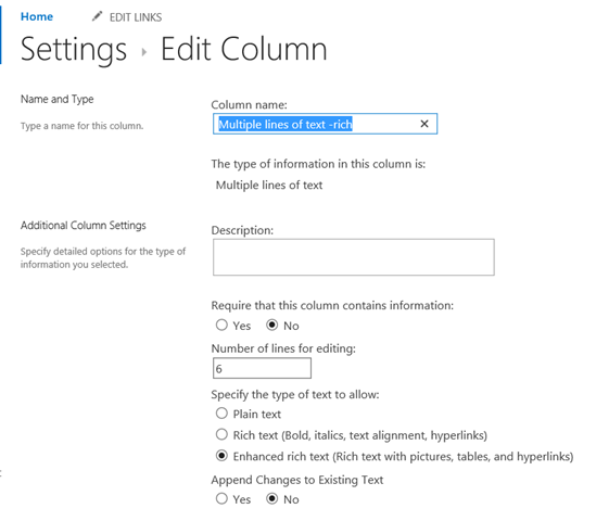 Using SharePoint Rich Text Multiple Line Columns with Visio Services