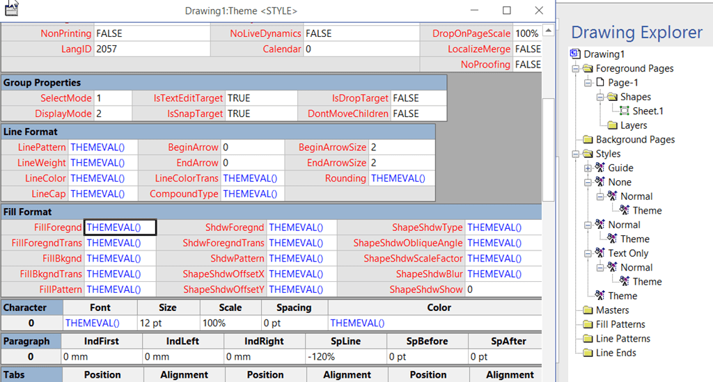 Understanding Visio 2013/2016 Themes bVisual