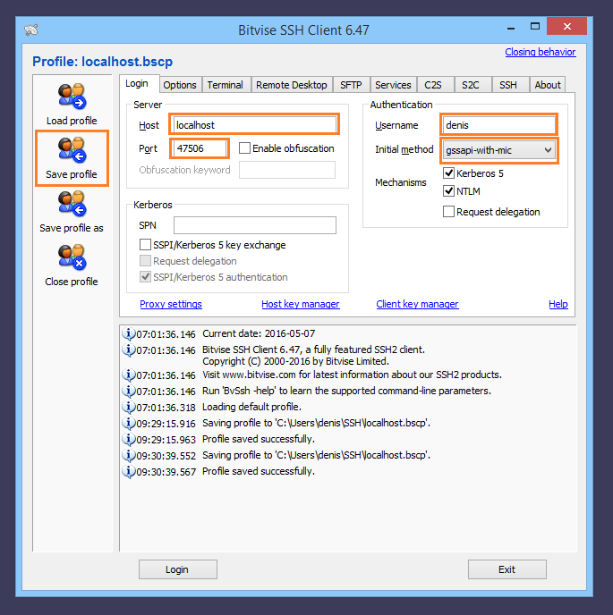 Tabbed ssh for windows - plmalive